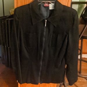 Black Zip Detail Jacket